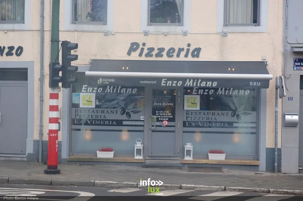 Devanture de pizzeria à Arlon