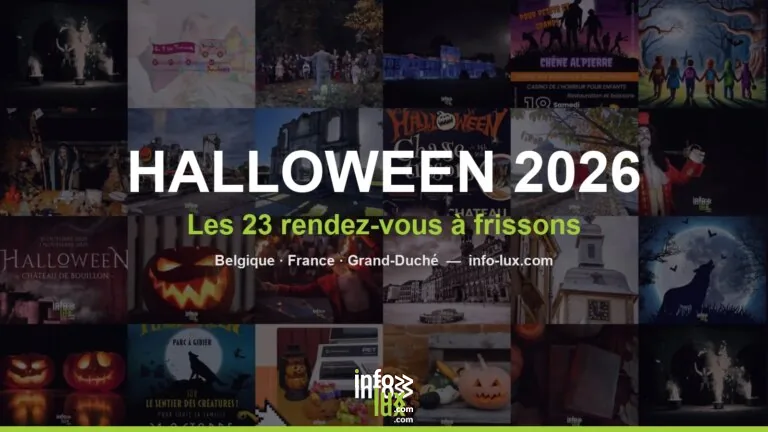 Halloween 2026 : les 23 rendez-vous a frissons en Belgique, France et Grand-Duche