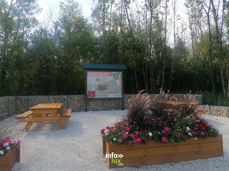 Aire de Repos et d’Information à Boust : la halte pique-nique