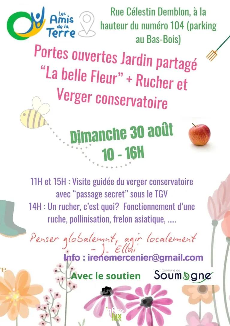 Soumagne > Terroir > Portes ouvertes au jardin partagé “La belle Fleur” 2026