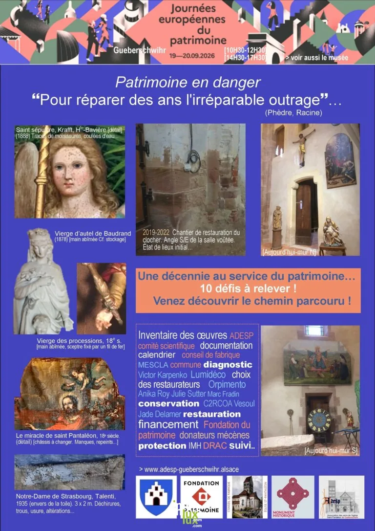 Gueberschwihr > Sorties & Découvertes > “Pour réparer des ans l’irréparable outrage”…