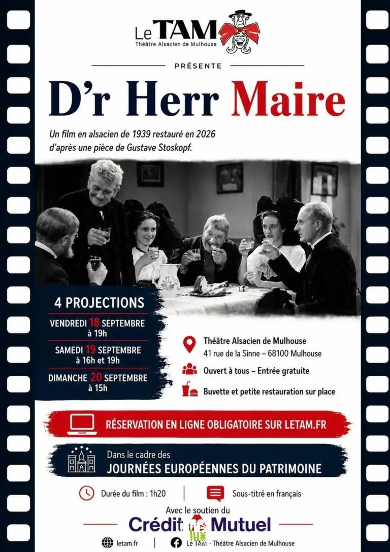 Mulhouse > Théâtre > Projection du film : ” Dr’ Herr Maire “