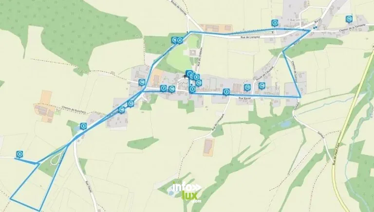 Visite du village de Sohier à Wellin : randonnée de 4,7 km (Sohier)