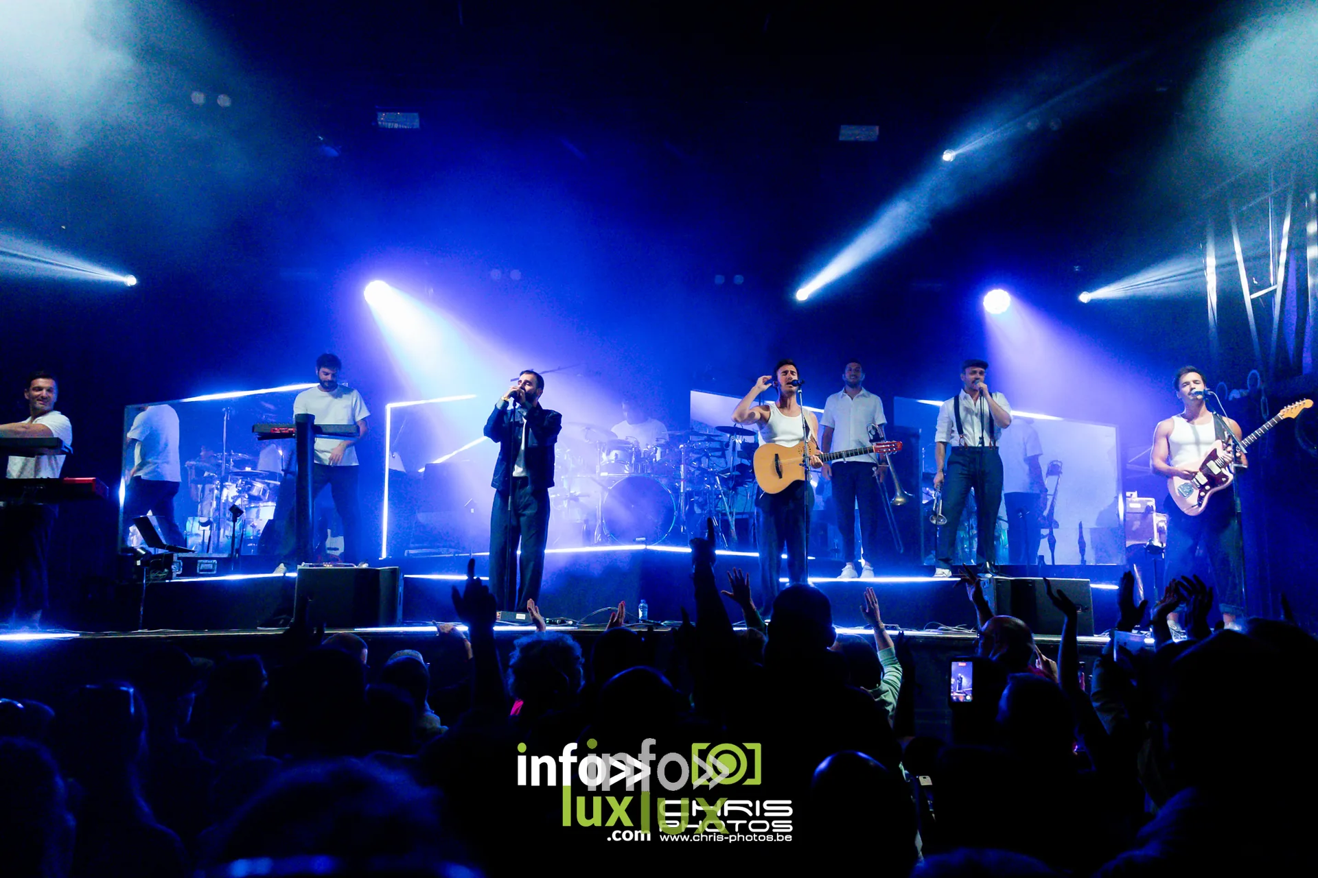 Boulevard des Airs en concert sur la scene du Red Festival 2026 a Avin (Hannut), vendredi 7 août 2026
