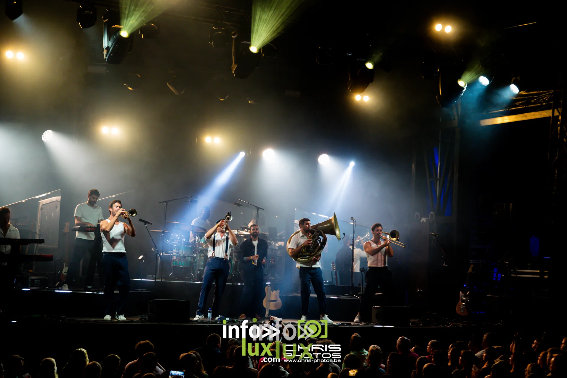 Boulevard des Airs en concert sur la scene du Red Festival 2026 a Avin (Hannut), vendredi 7 août 2026