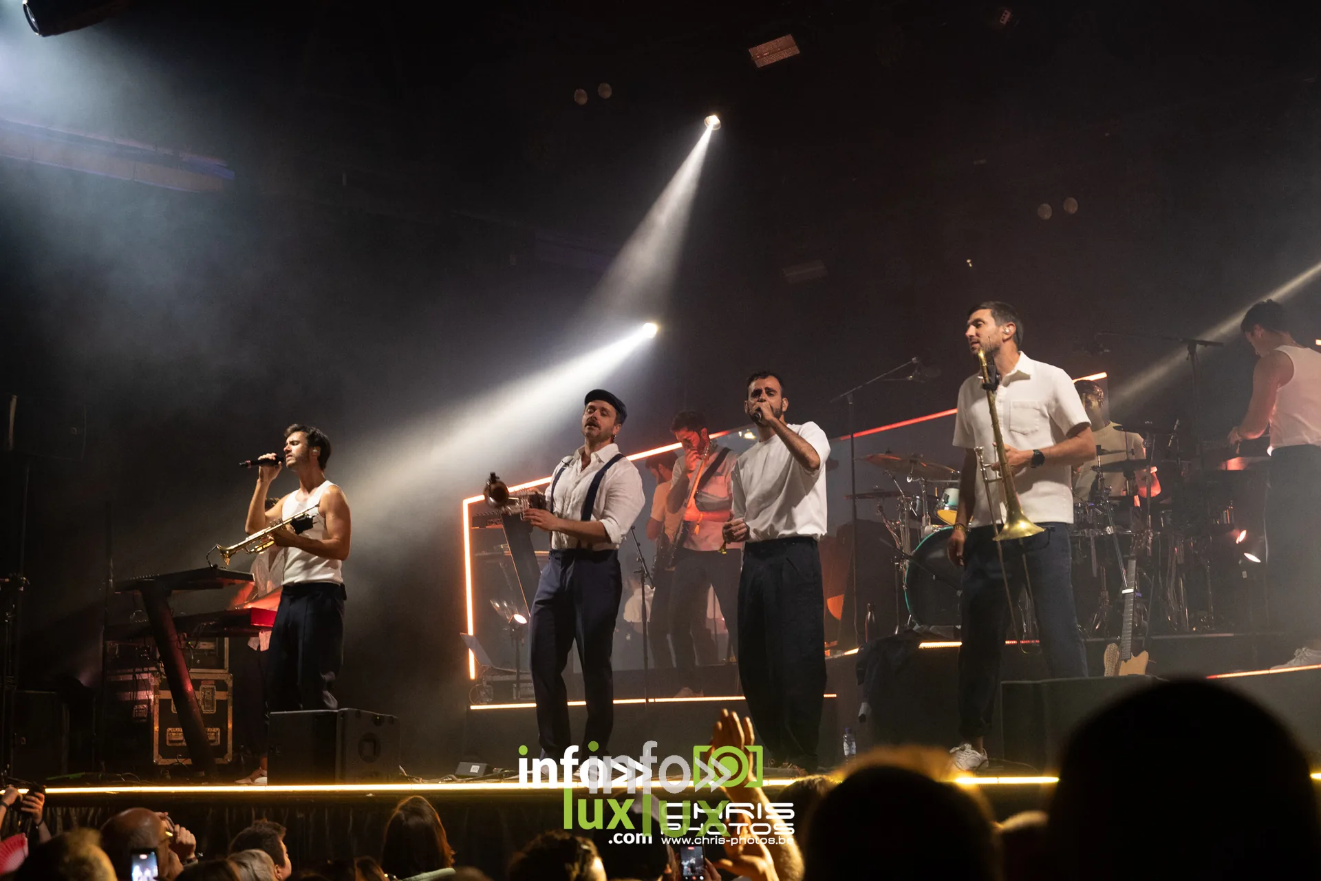 Boulevard des Airs en concert sur la scene du Red Festival 2026 a Avin (Hannut), vendredi 7 août 2026