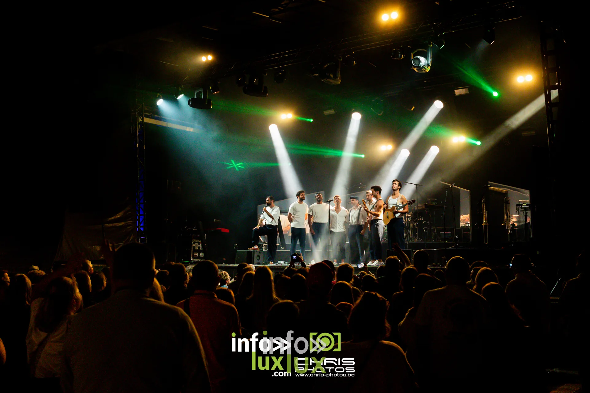 Boulevard des Airs en concert sur la scene du Red Festival 2026 a Avin (Hannut), vendredi 7 août 2026