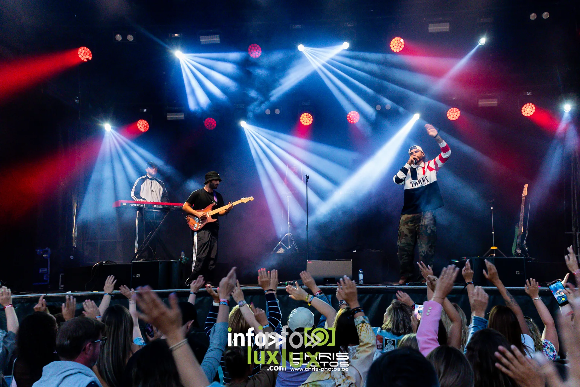 Kemmler en concert sur la scene du Red Festival 2026 a Avin (Hannut), vendredi 7 août 2026