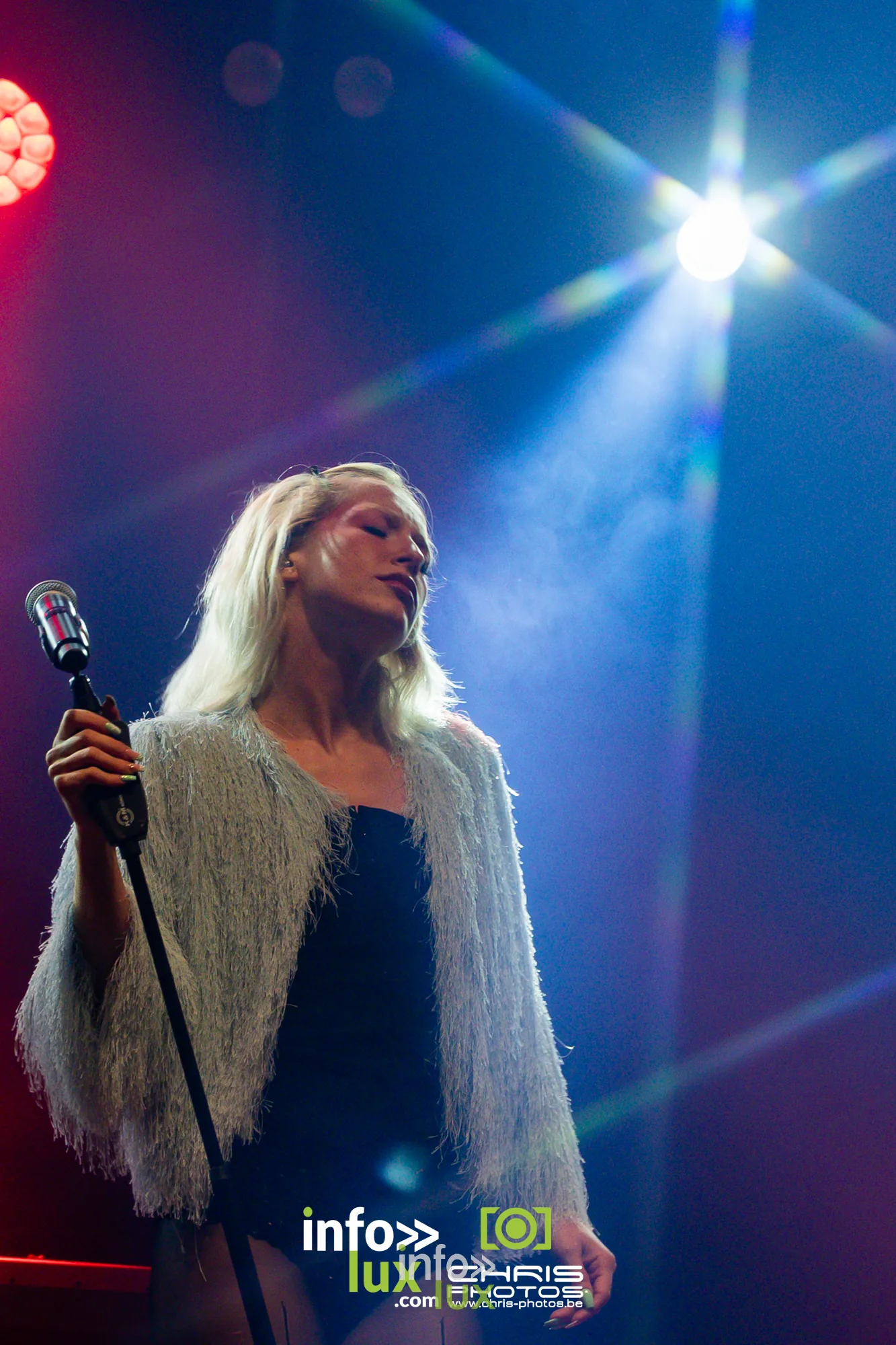 Olivia Stone en concert sur la scene du Red Festival 2026 a Avin (Hannut), vendredi 7 août 2026