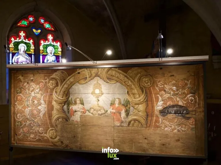 Antependium - église Saint-Maur à Bouxurulles