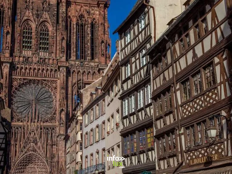 La cathédrale à Strasbourg