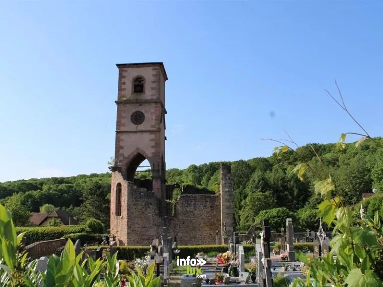 Les ruines de l'Eglise Saint-Blaise à Leimbach