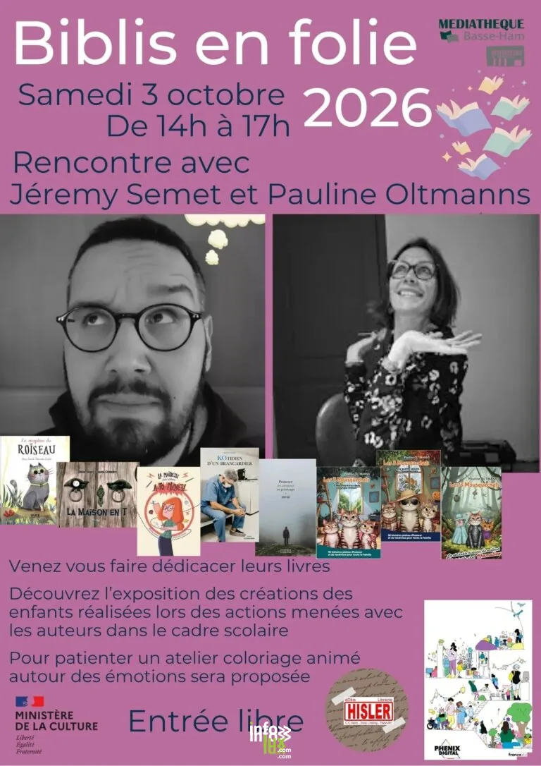 Basse-Ham > Sorties & Découvertes > Rencontre auteurs
