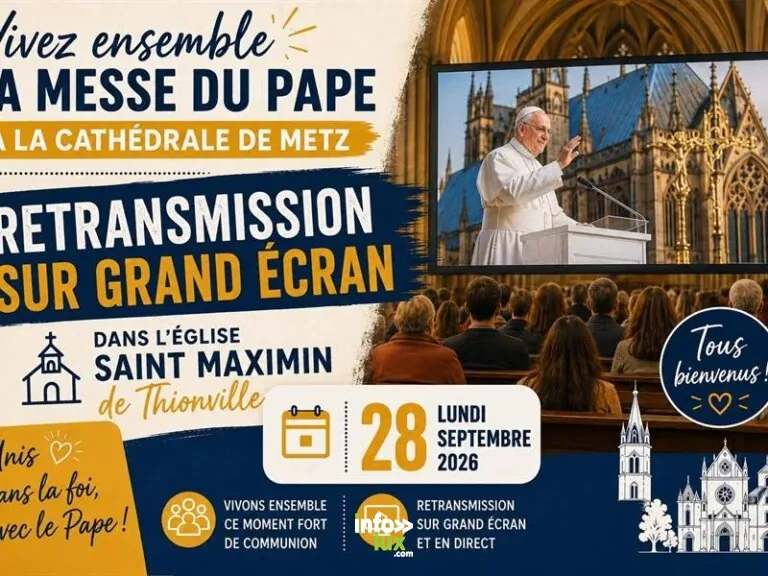 Retransmission messe du pape Léon XIV à Thionville