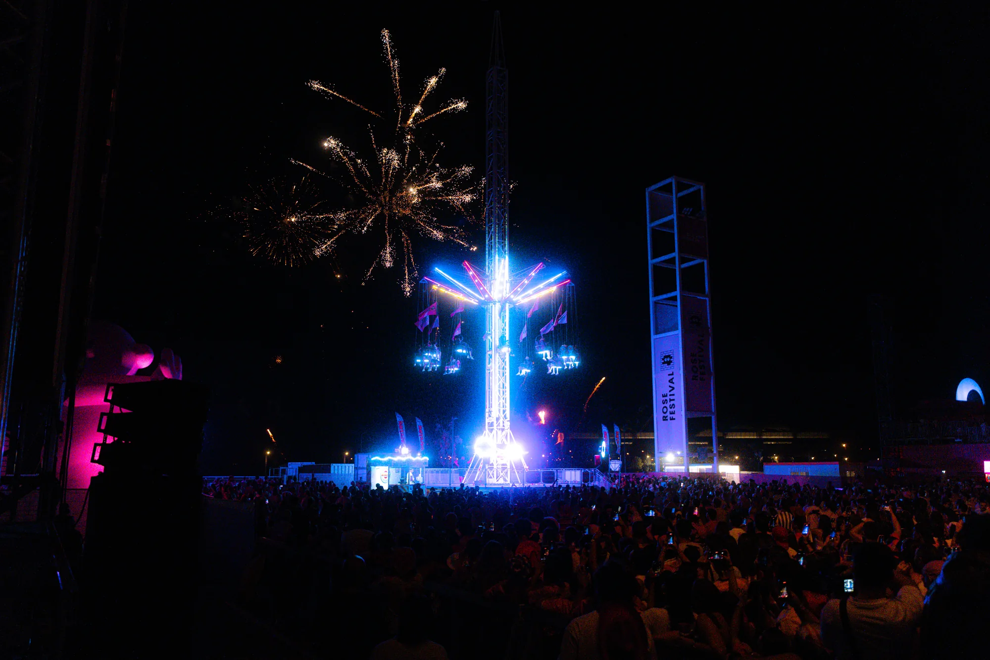 Ambiance de la deuxième journée du Rose Festival 2026 à Toulouse