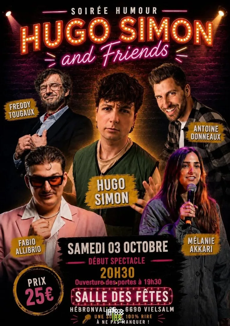 Soirée humour à Hébronval 2026