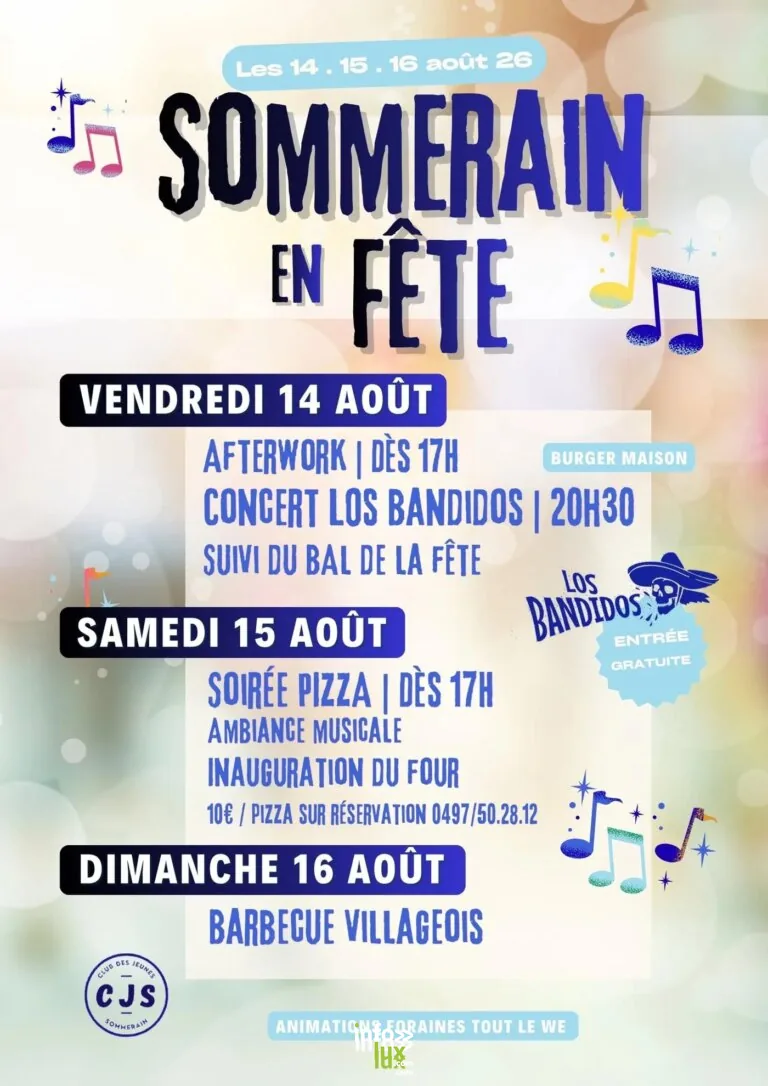Houffalize > Fête > Sommerain en fête 2026