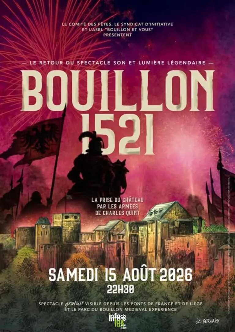 Bouillon > Spectacle > Spectacle “La Prise du Chateau” son et lumière 2026