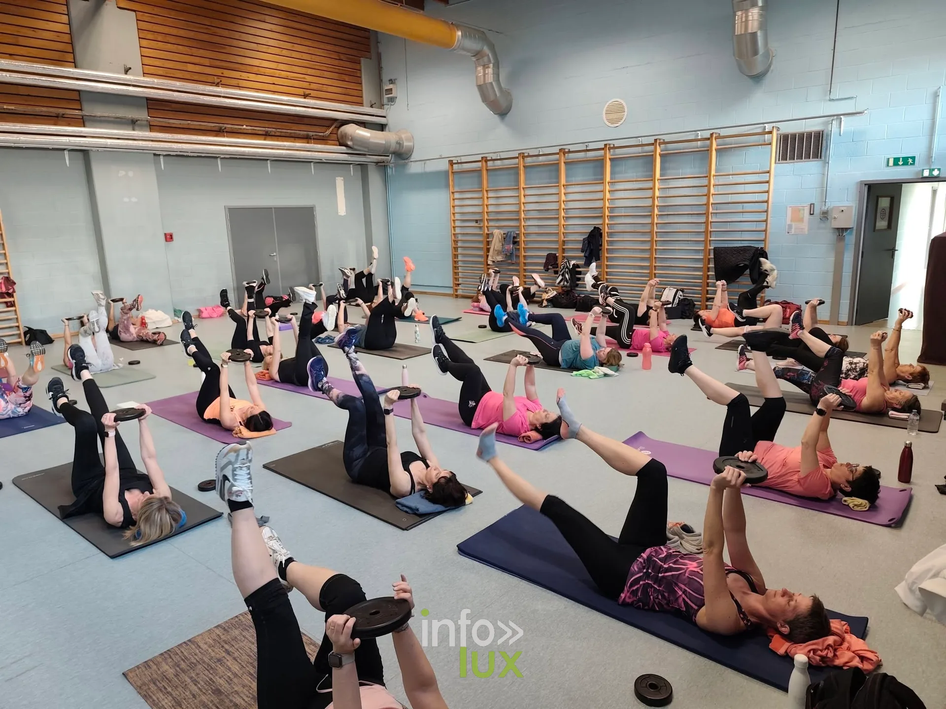 Pilates, gainage et travail au sol. © Step Touch