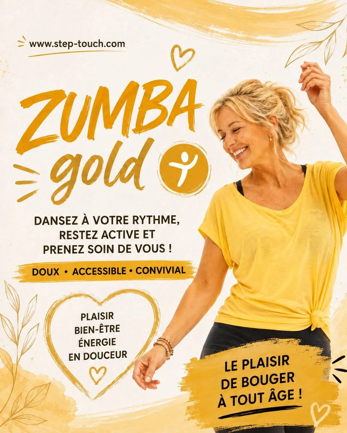 La Zumba Gold, version douce et accessible, le mercredi matin à Musson. © Step Touch