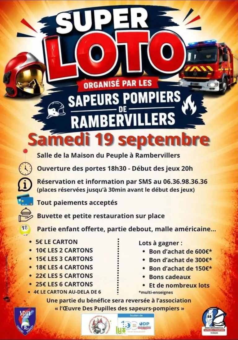 Rambervillers > Sorties & Découvertes > Super loto