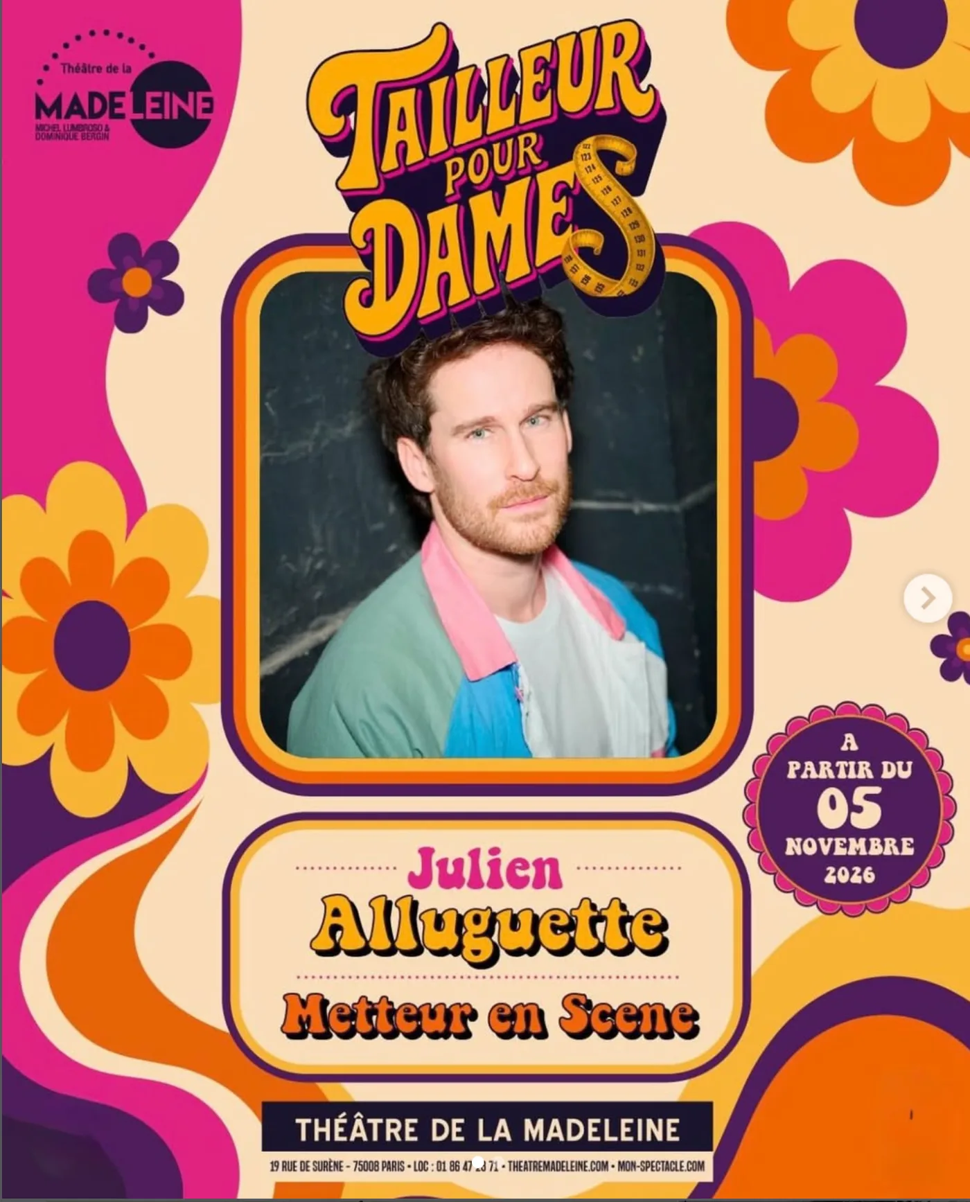 Julien Alluguette, metteur en scène — Tailleur pour dames