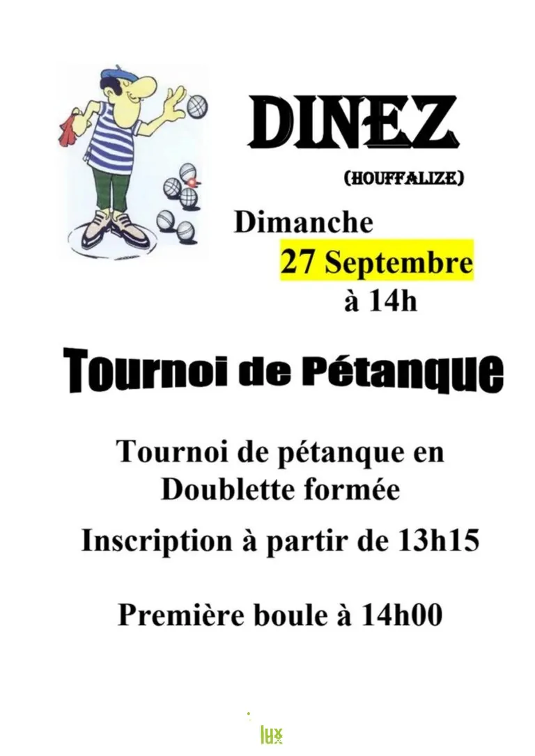 Tournoi de pétanque 2026