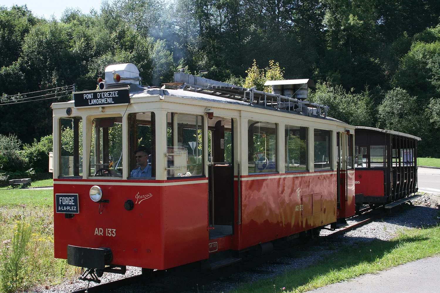 Tramway touristique de l’Aisne Le Tramway touristique de l’Aisne à Érezée