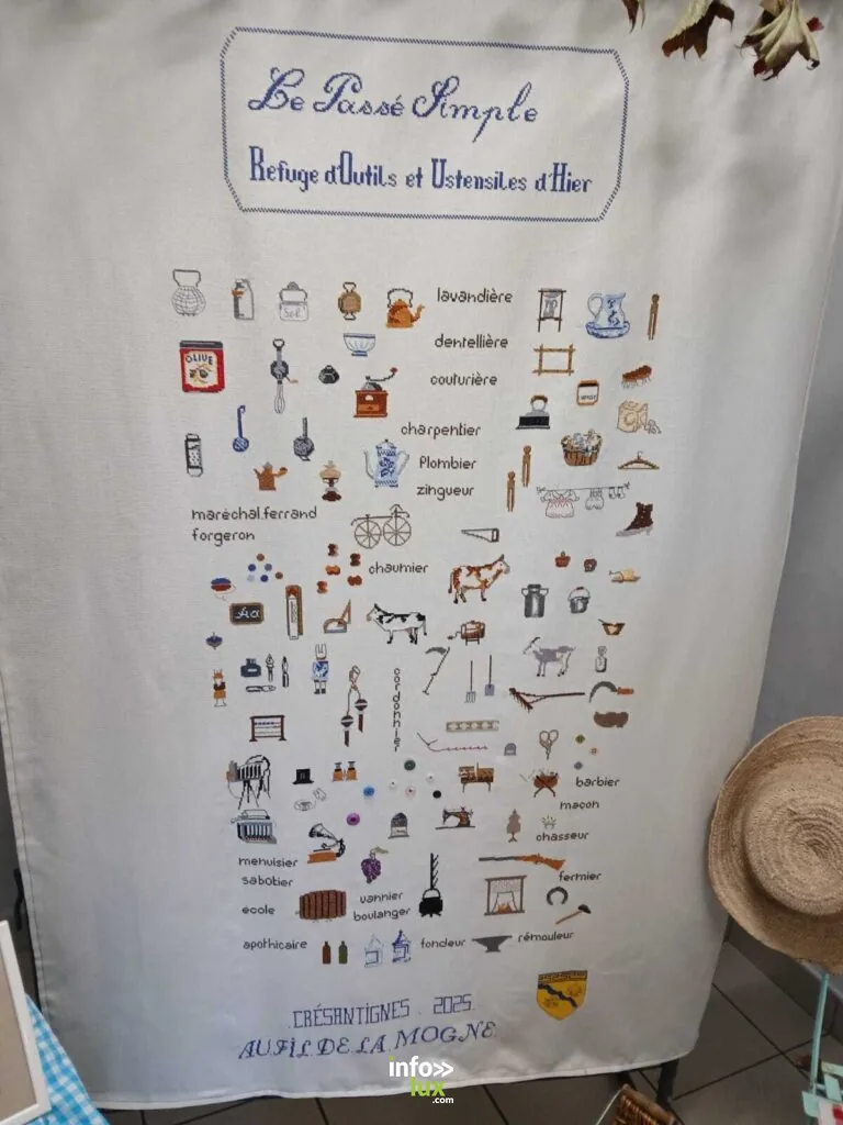 Crésantignes > Sorties & Découvertes > Venez vous initier à la broderie