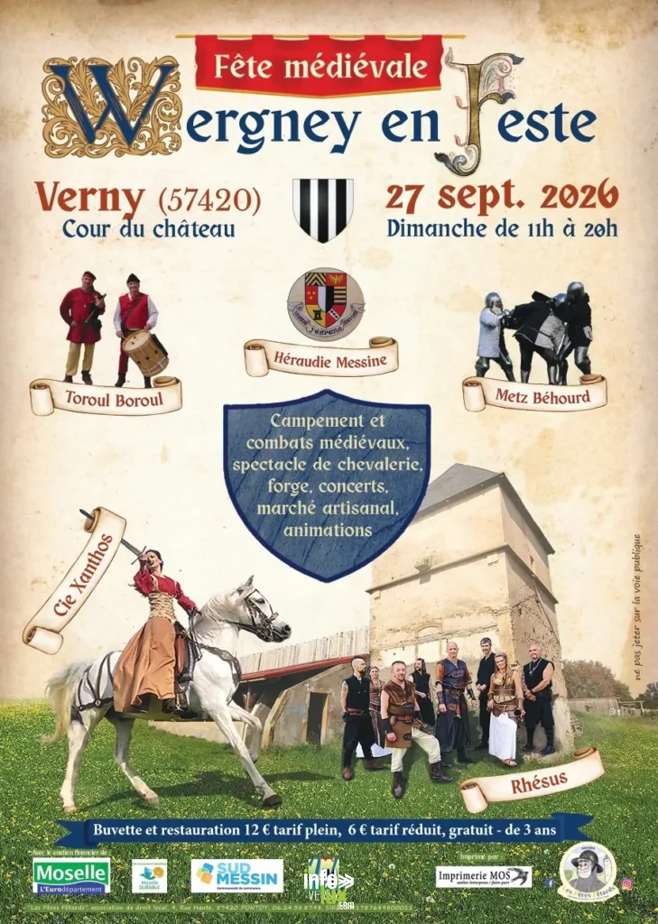 Verny > Fête médiévale > Wergney en Feste - affiche