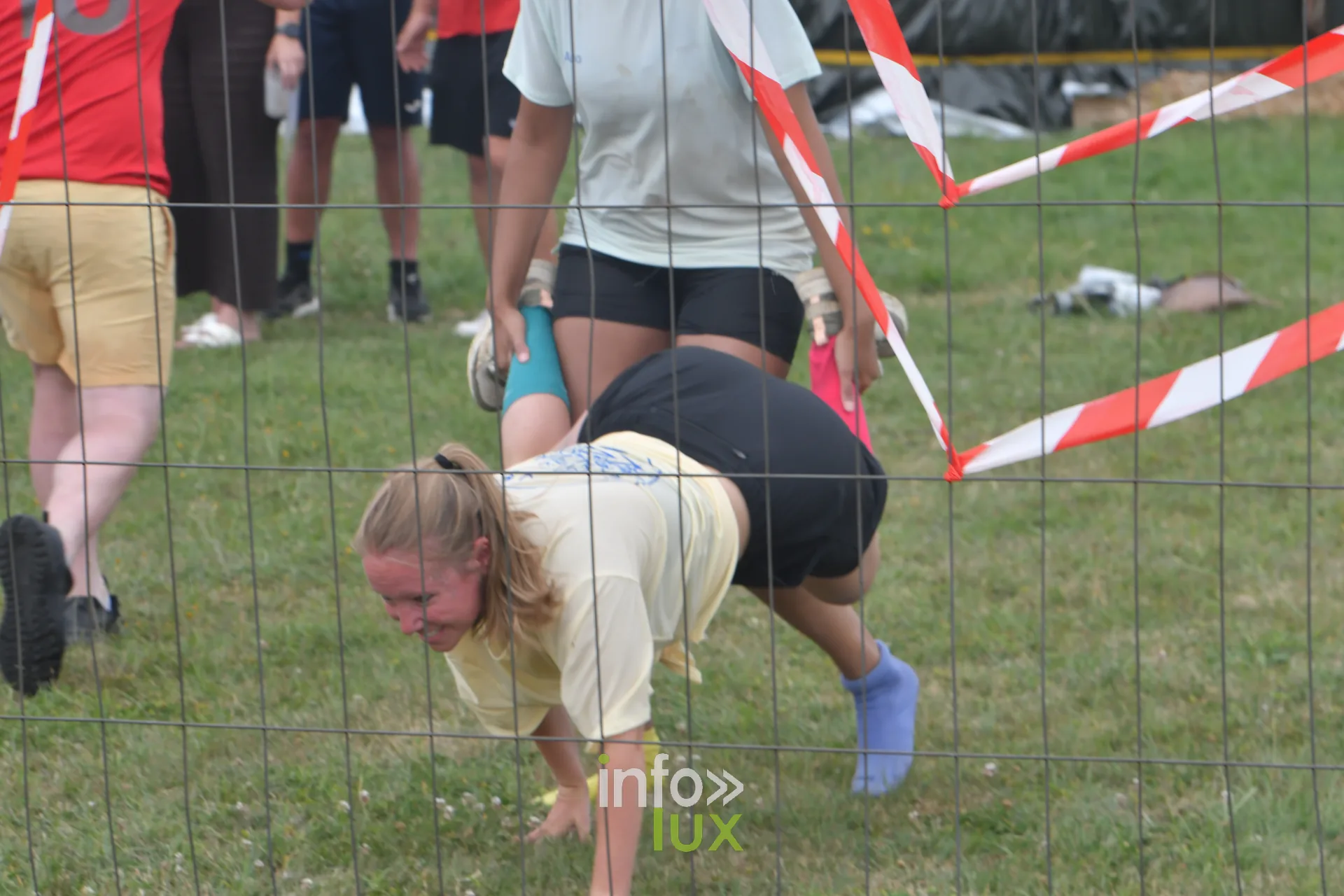 Parcours de la toile d'araignee aux jeux inter-villages de Villers-sur-Semois, dimanche 9 aout 2026