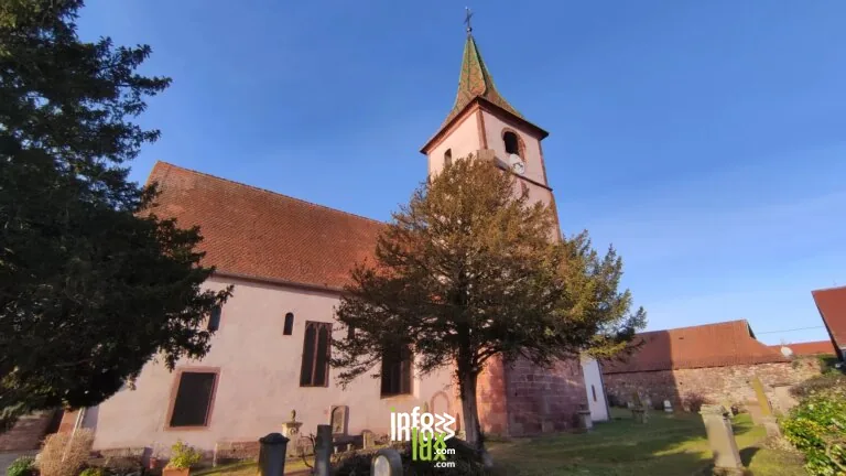 Balbronn > Patrimoine > Visite guidée d’une église fortifiée
