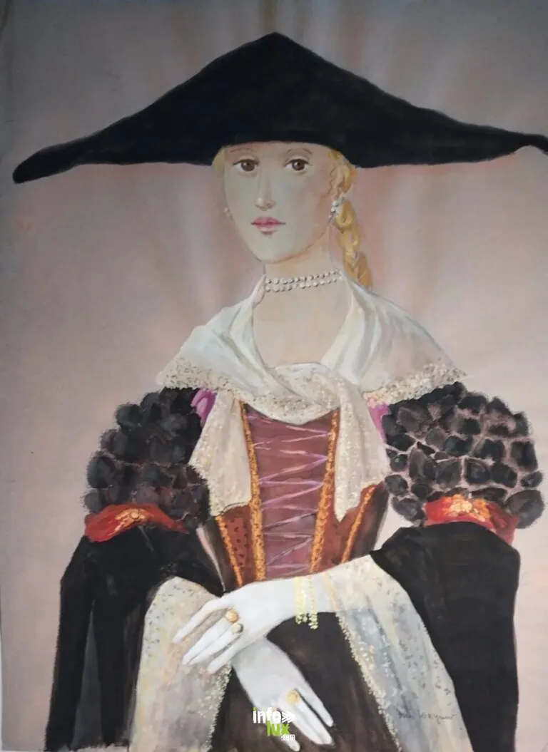 Val-de-Moder > Exposition > Visite libre de l’exposition “Aquarelles d’Inès Wagner. Visages et costumes…