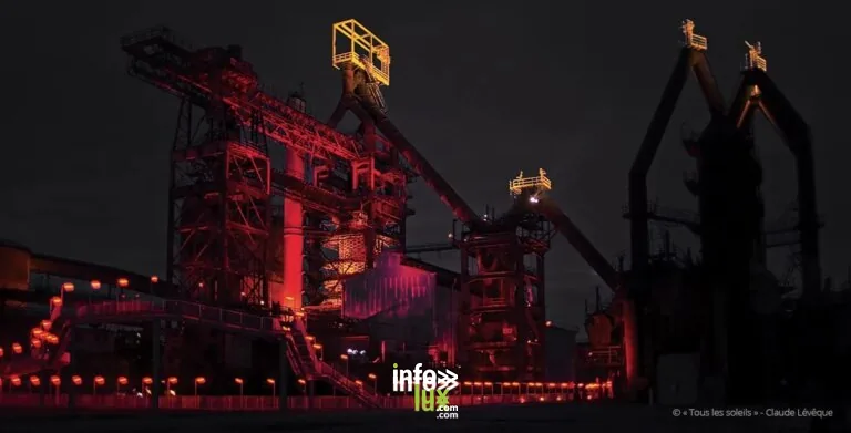 Uckange > Animation > Visites nocturnes de l’œuvre « Tous les Soleils » – Parc du Haut-Fourneau U4