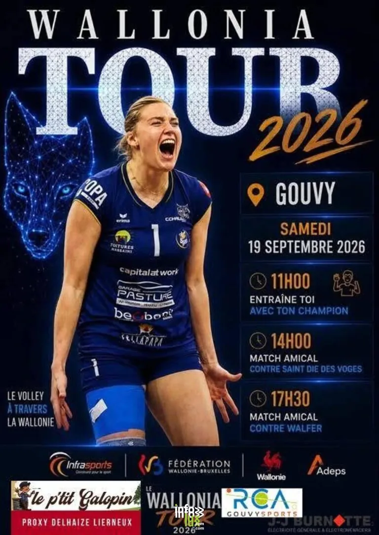Gouvy > Sortie > Volley wallonia tour à Gouvy 2026