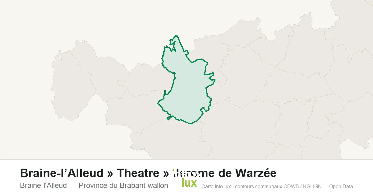 Braine-l’Alleud » Theatre » Jerome de Warzée