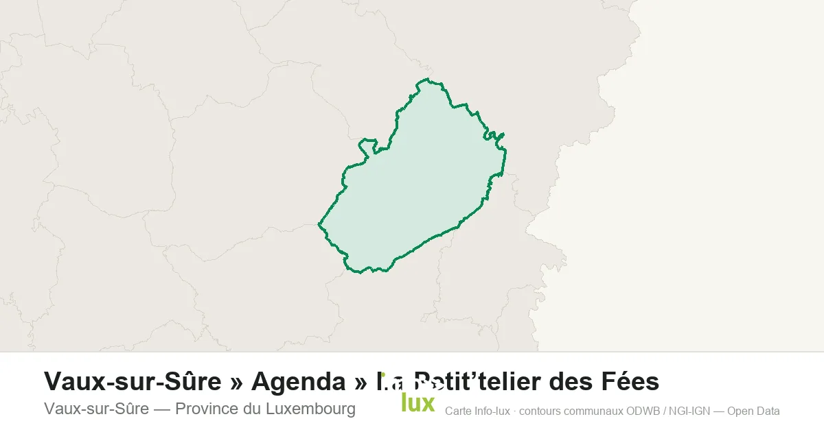 Vaux-sur-Sûre » Agenda » La Petit’telier des Fées