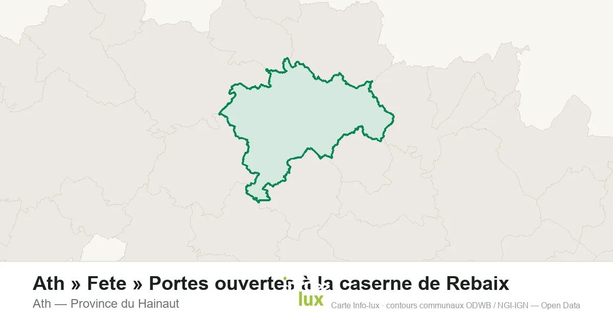 Ath » Fete » Portes ouvertes à la caserne de Rebaix