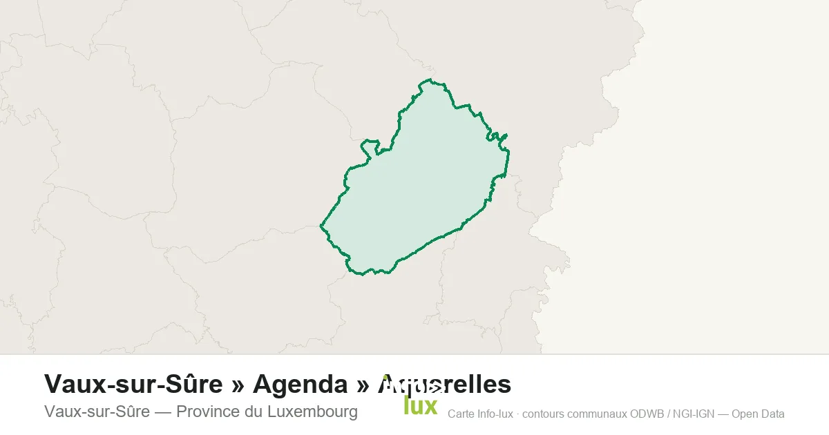 Vaux-sur-Sûre » Agenda » Aquarelles