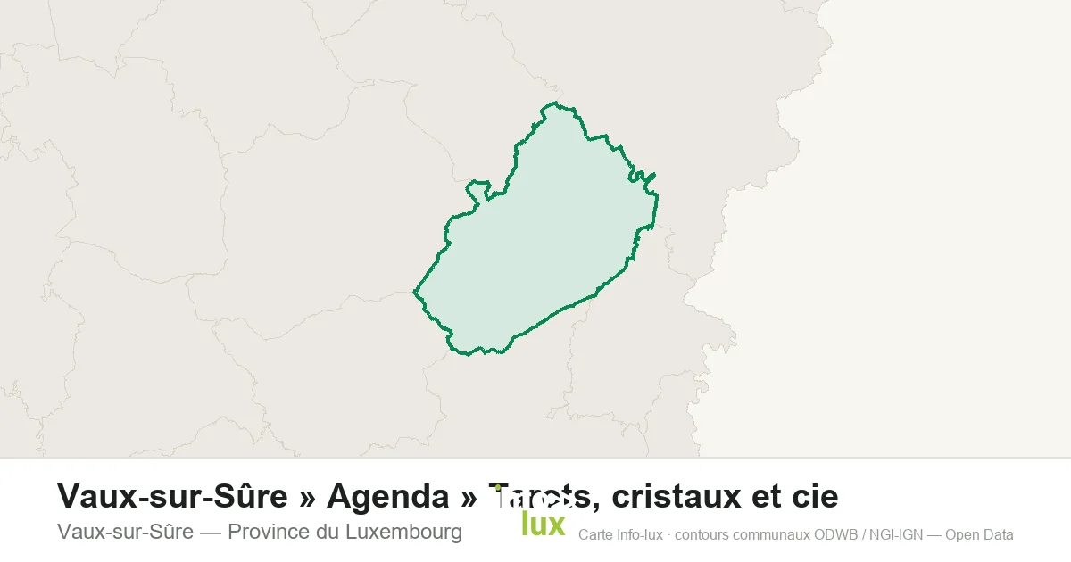 Vaux-sur-Sûre » Agenda » Tarots, cristaux et cie
