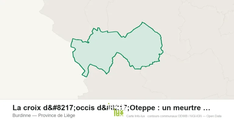 La croix d’occis d’Oteppe : un meurtre de 1597 grave dans la pierre