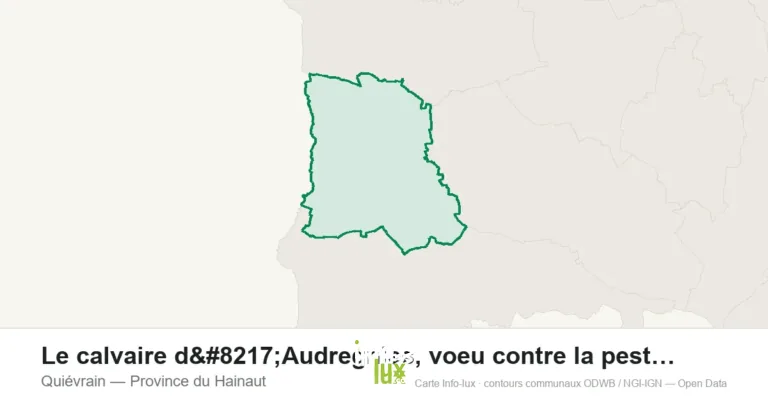 Le calvaire d’Audregnies, voeu contre la peste a l’ombre d’un tilleul
