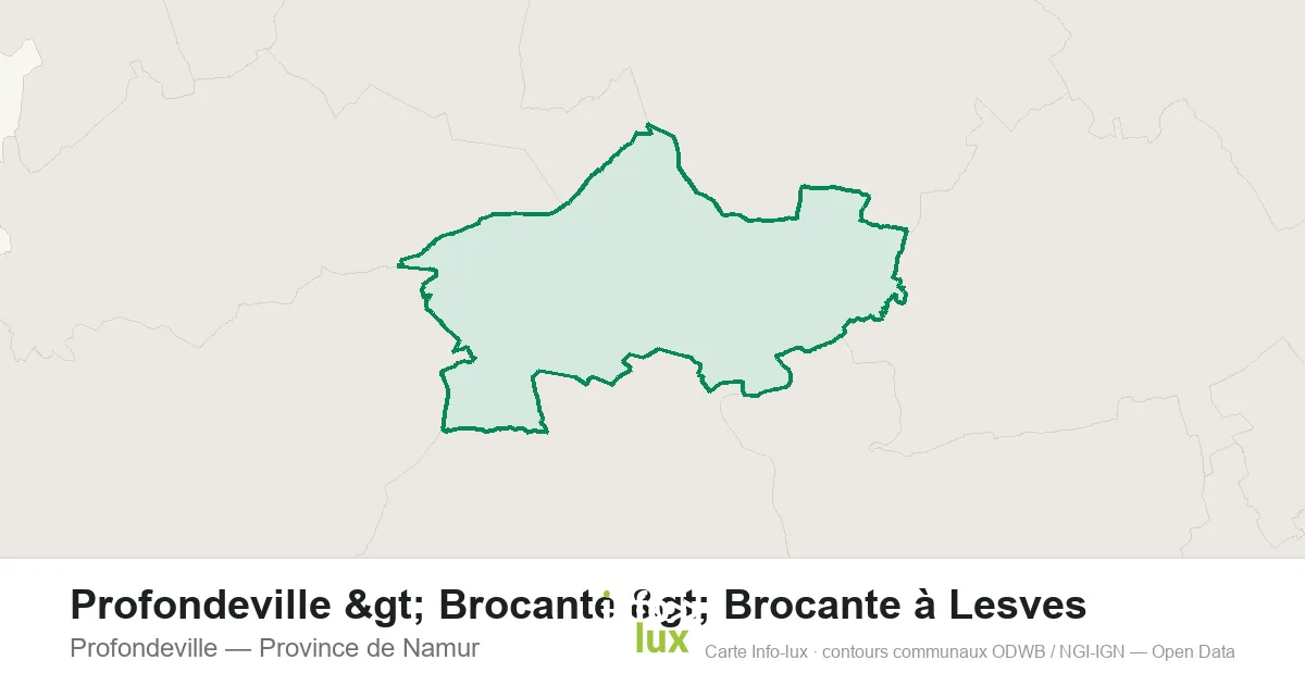 Profondeville > Brocante > Brocante à Lesves