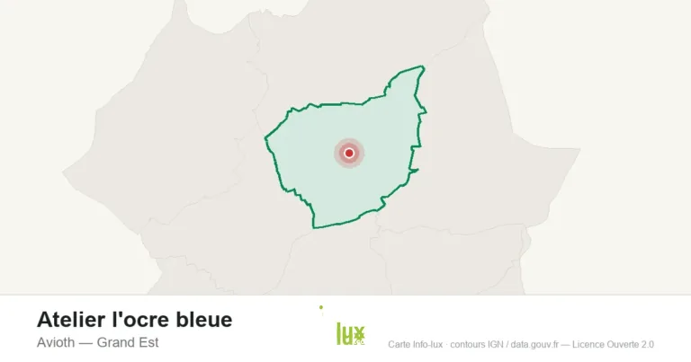 Atelier l’ocre bleue à Avioth