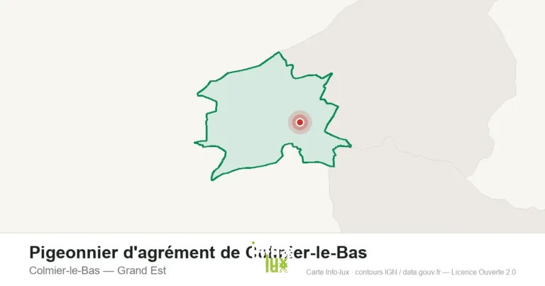 Carte de localisation : Pigeonnier d'agrément de Colmier-le-Bas à Colmier-le-Bas
