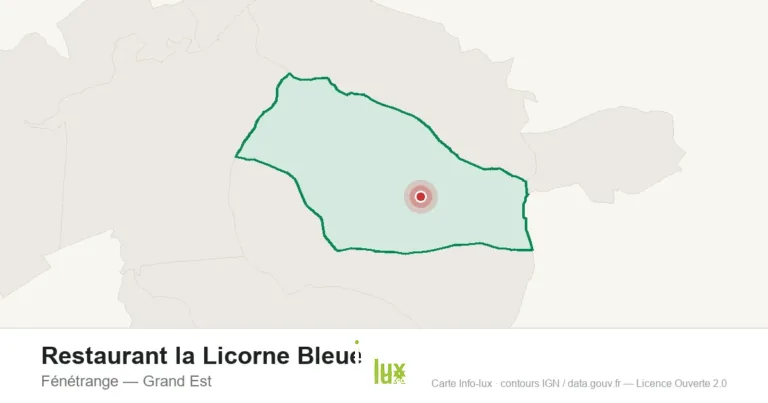 Restaurant la Licorne Bleue à Fénétrange