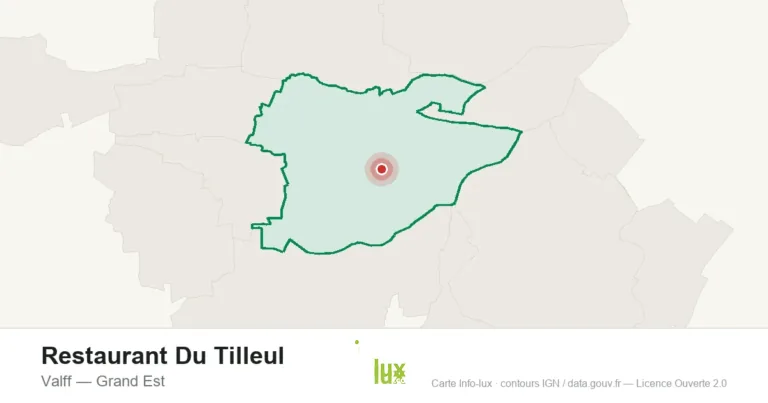 Carte de localisation : Restaurant Du Tilleul à Valff