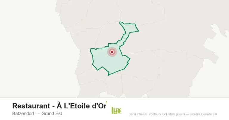 Restaurant – À L’Etoile d’Or à Batzendorf