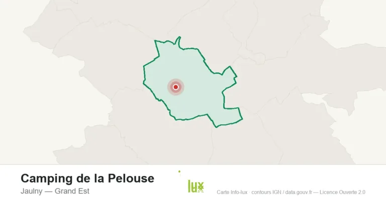 Camping de la Pelouse à Jaulny