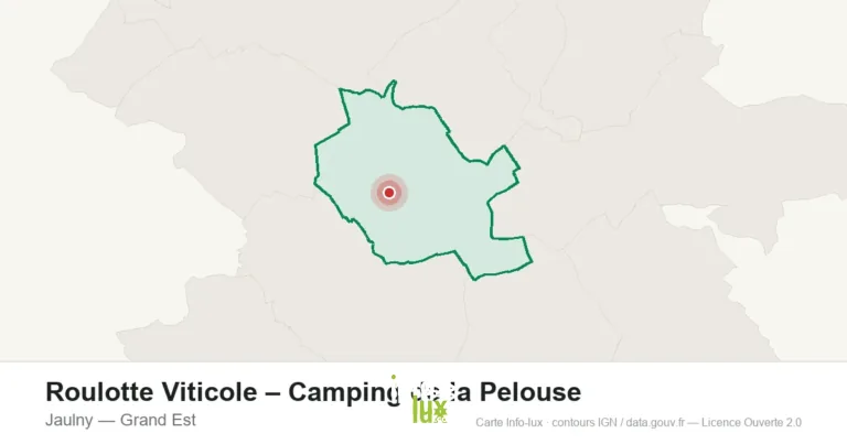 Roulotte Viticole – Camping de la Pelouse à Jaulny